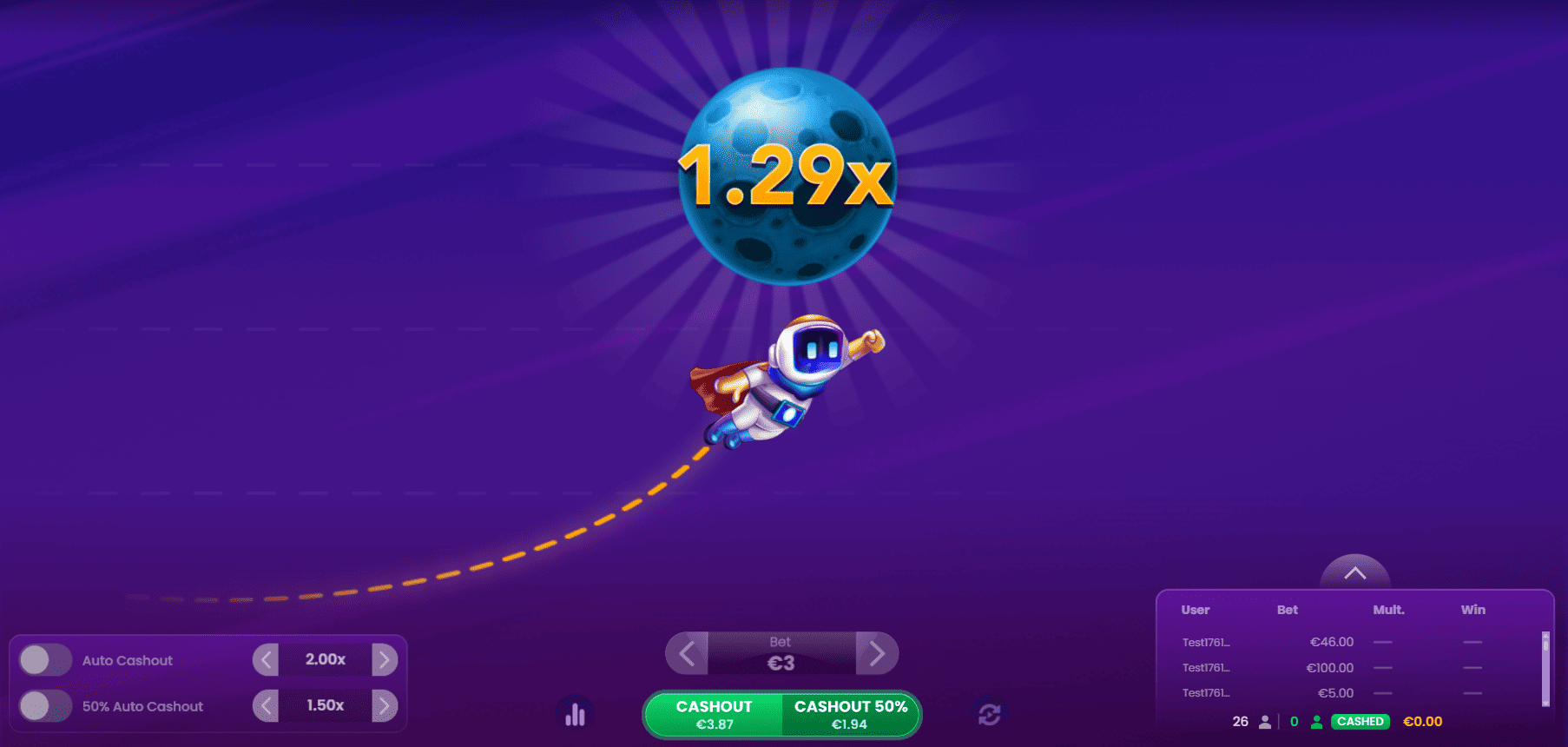 Spaceman Demo Mode